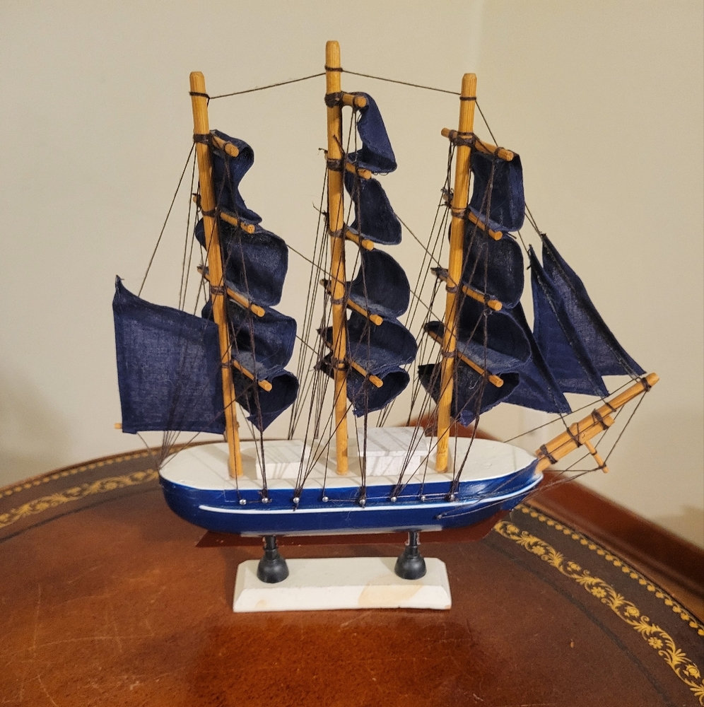 Wooden Ship Made In Portugal